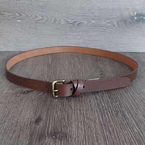 Classic Brown Leather Belt